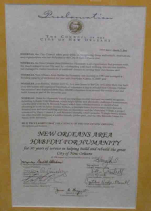 City Hall Proclamation